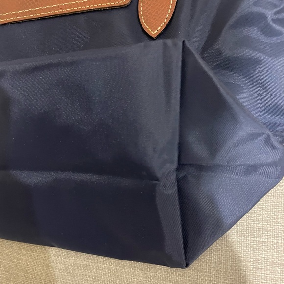 Longchamp Le pliage small tote bag in marine navy blue - Picture 6 of 12